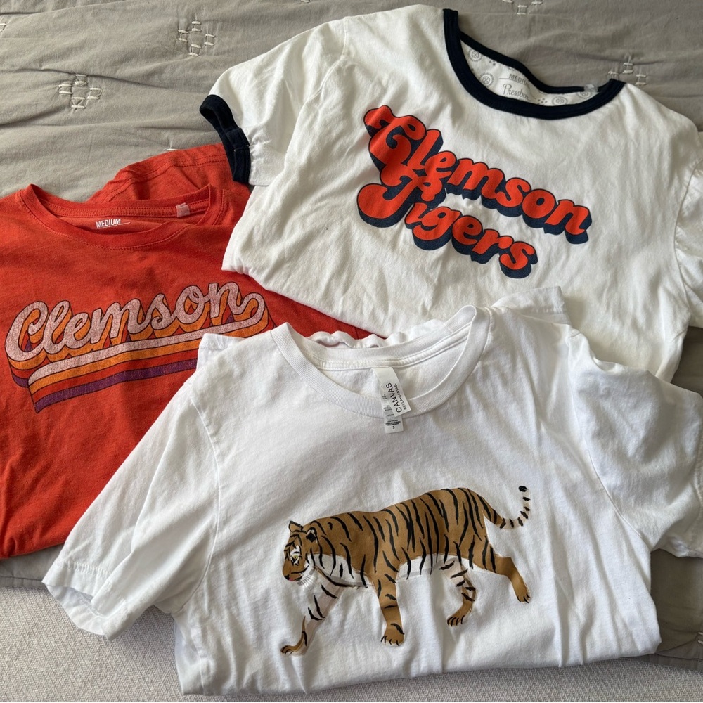 Clemson Themed T-Shirts Set